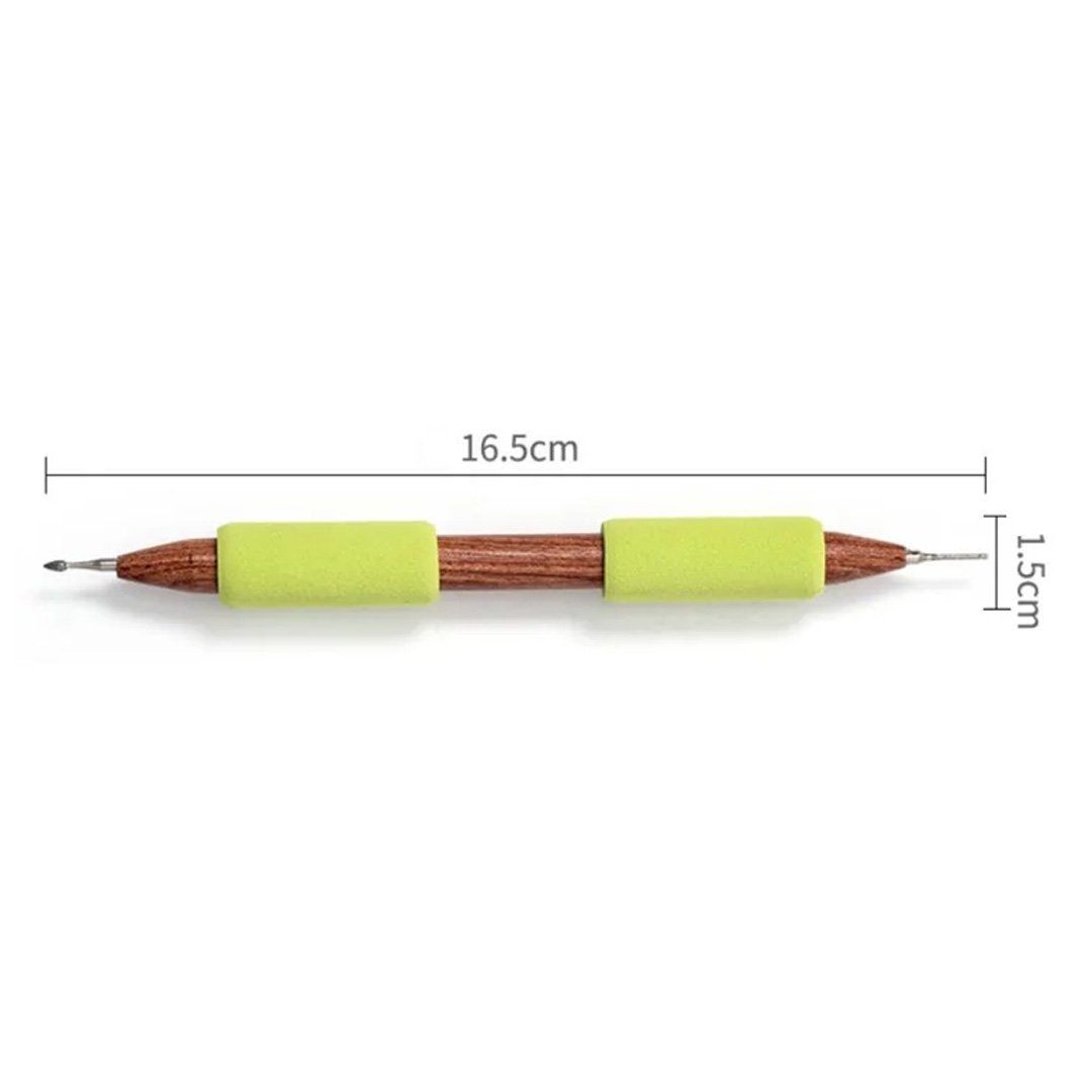 Diamond Stylus double head ( Oak Wood)